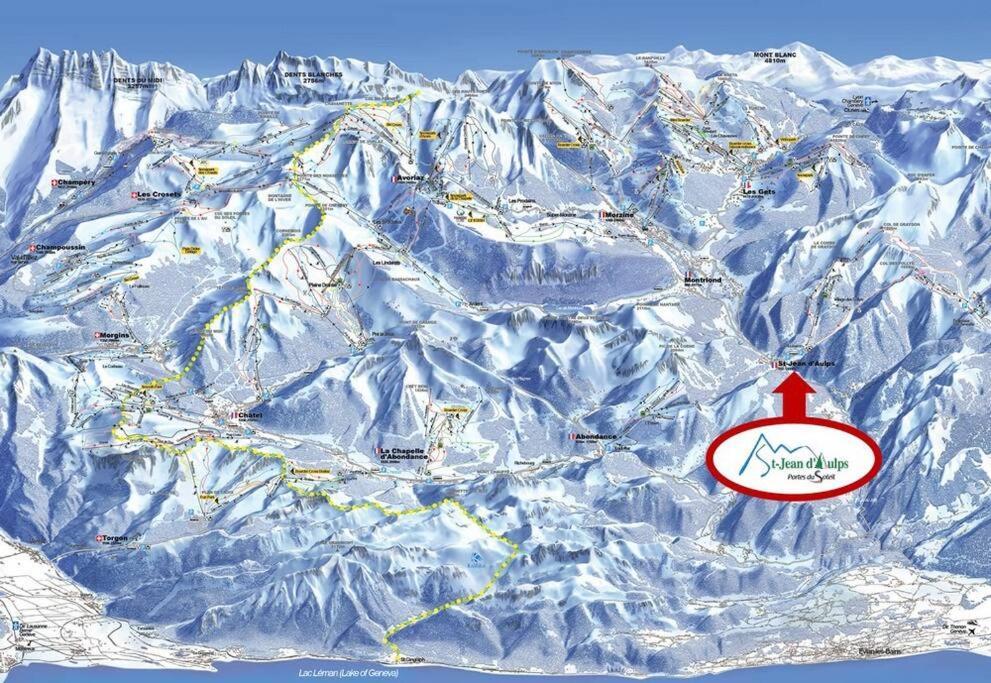 Appartement Cosy 3/4 Personnes A 5 Min Des Pistes. Saint-Jean-dʼAulps Екстериор снимка